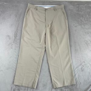 FootJoy Golf Pants Mens 36x27‎ Khaki Tan Straight Performance Stretch Breathable